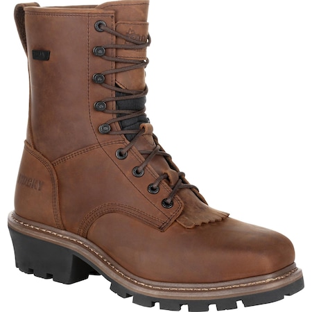 Rocky Square Toe Logger Waterproof Work Boot, 105W RKK0276